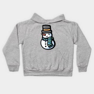 Happy Snowman Kids Hoodie